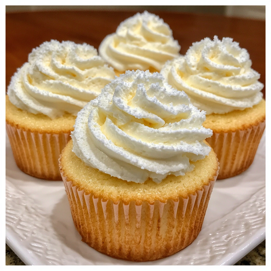 Cloud Like Japanese Cotton Cheesecake Cupcakes